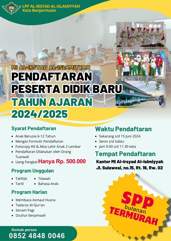 MI Al Irsyad Al Islamiyyah Banjarmasin