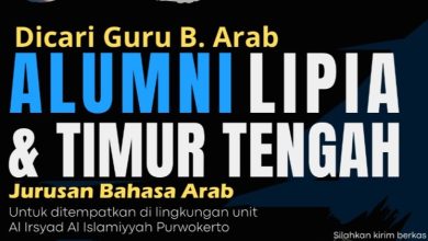 Lowongan Guru Bahasa Arab