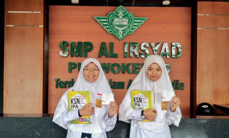 2 Siswi SMP Al Irsyad Purwokerto Lolos Maju ke OSN Tingkat nasional 2024
