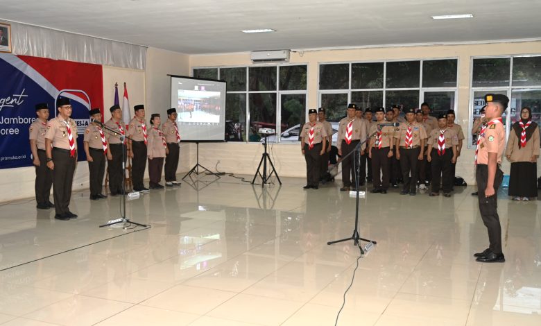 Penegak Sako Al Irsyad jadi pemimin upacara pelapasan