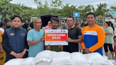 LAZNAS Al Irsyad menyalurkan sejumlah bantuan kebutuhan pokok kepada warga Desa Onan Tukka, Kabupaten Tapanuli Tengah