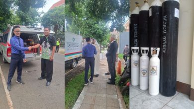 RS Syahid Al Irsyad Haurgeulis menerima bantuan tabung oksigen dari Duta Besar Kuwait untuk Indonesia guna meningkatkan pelayanan kesehatan pasien.