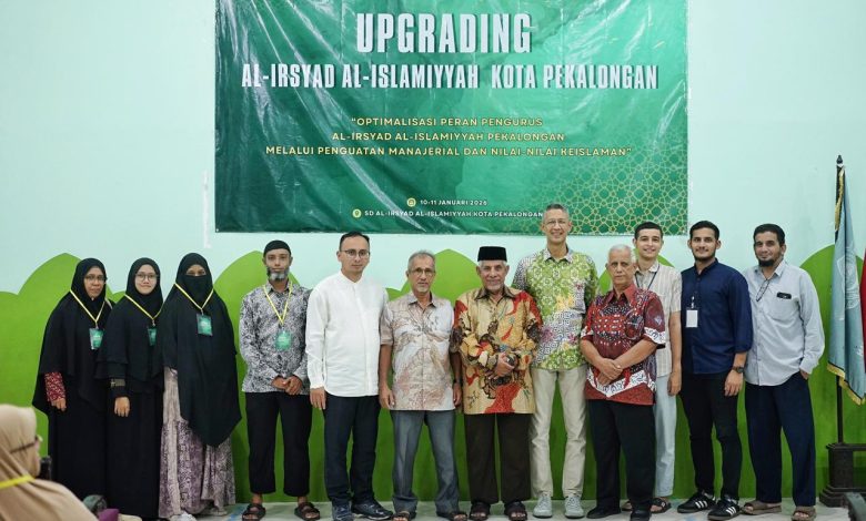 Ketum PP Al Irsyad Al Islamiyyah menekankan penguatan manajerial dan nilai keislaman saat membuka Upgrading PC Al Irsyad Al Islamiyyah Kota Pekalongan.