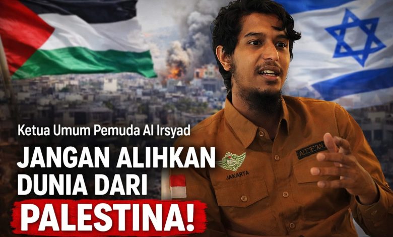 Rilis resmi Pemuda Al Irsyad tentang eskalasi konflik Iran–Israel, kritik terhadap pendanaan perdamaian global, dan ajakan agar dunia tetap fokus pada tragedi kemanusiaan di Palestina.