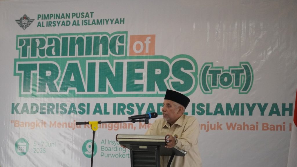 Bangkit Menuju Ketinggian! TOT Nasional Al Irsyad 2026 resmi dibuka. Siap cetak instruktur kader penggerak di seluruh Indonesia.