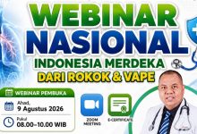 Benarkah vape lebih aman? 5 juta anak kini jadi perokok aktif. Ikuti Webinar Nasional Wanita Al Irsyad bersama ahli paru, Ahad (9/8). Gratis!
